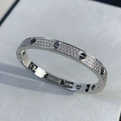 [Select]LOVE BRACELET 6.1MM DIAMOND-PAVED CERAMIC