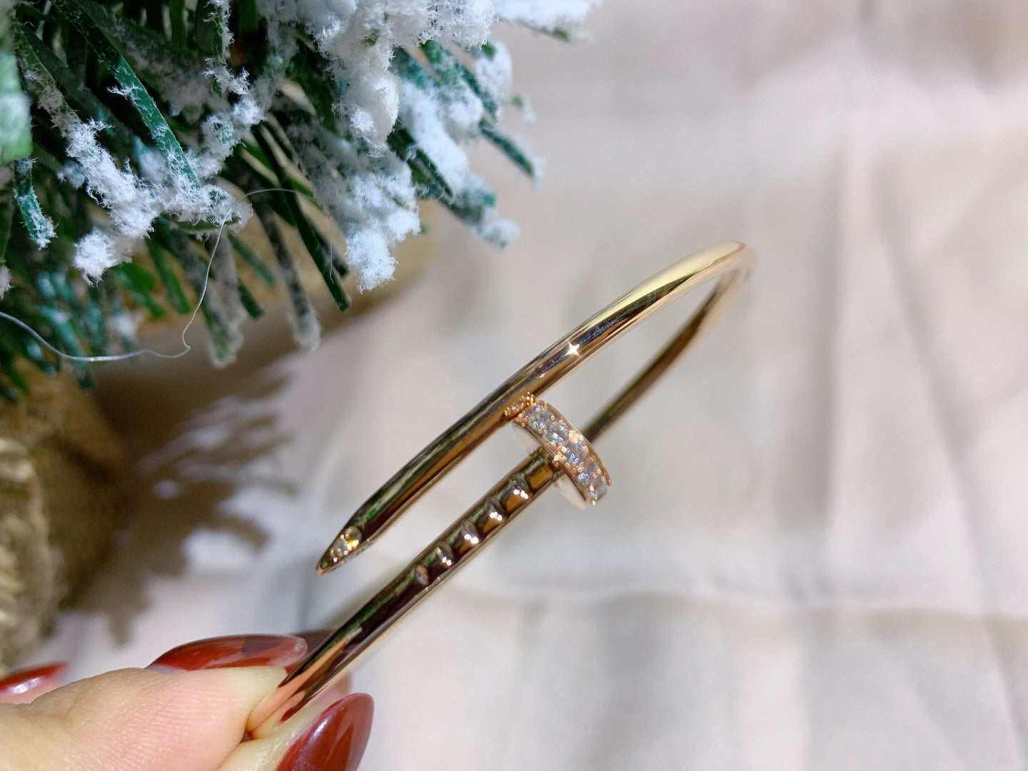 [Select]JUSTE BRACELET 2.5MM DIAMONDS