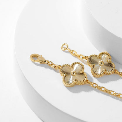 [Select]CLOVER 10 MOTIFS LASER NECKLACE