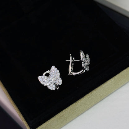 [Select]BUTTERFLY ALL DIAMOND EARRINGS