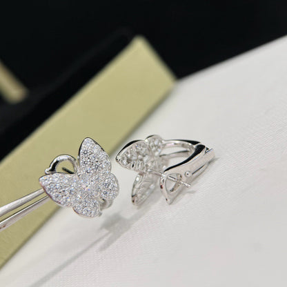 [Select]BUTTERFLY ALL DIAMOND EARRINGS