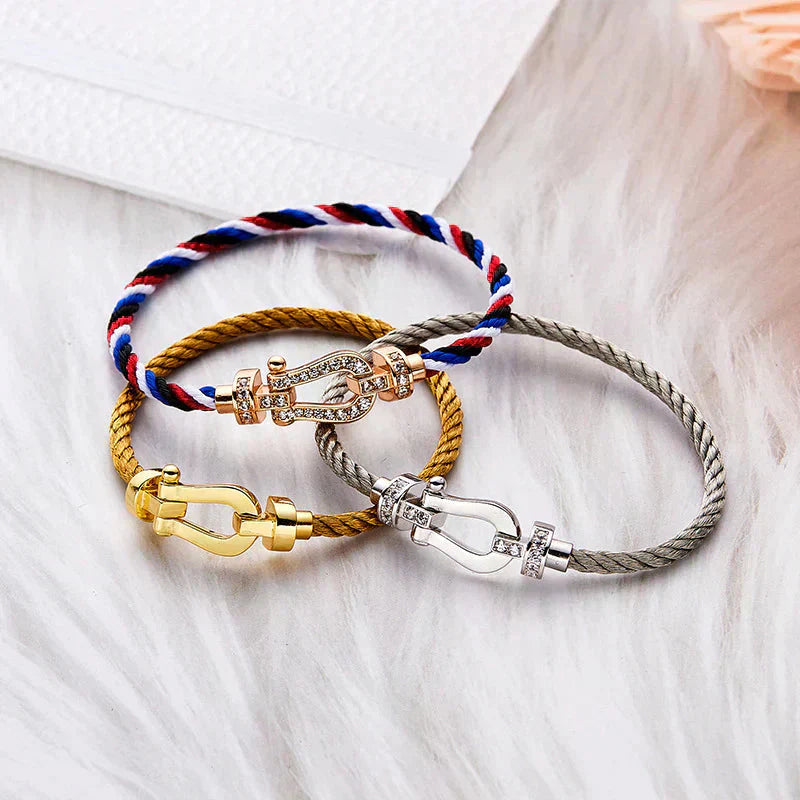 [Select]FORCE LARGE HORSESHOE NO DIAMOND BRACELET GOLD