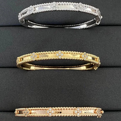 [Select]CLOVER BRACELET 4MM DIAMONDS