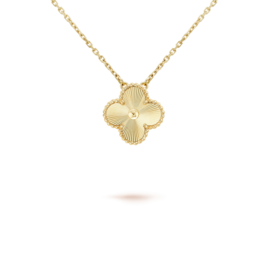[Select]CLOVER 15MM LASER NECKLACE