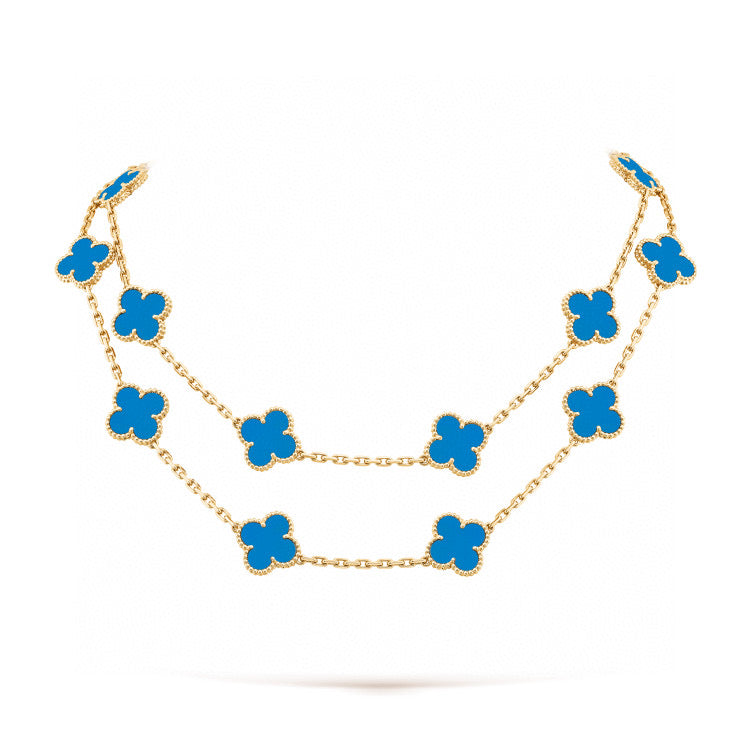 [Select]CLOVER 20 MOTIFS TURQUOISE GOLD