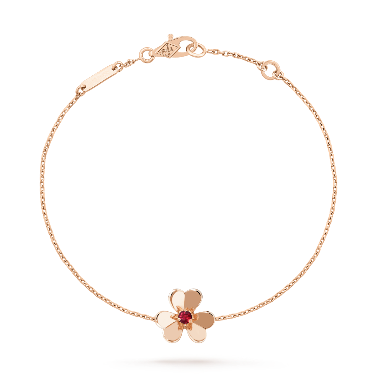 [Select]FRIVOLE GOLD FLOWER PINK MALACHITE BRACELET