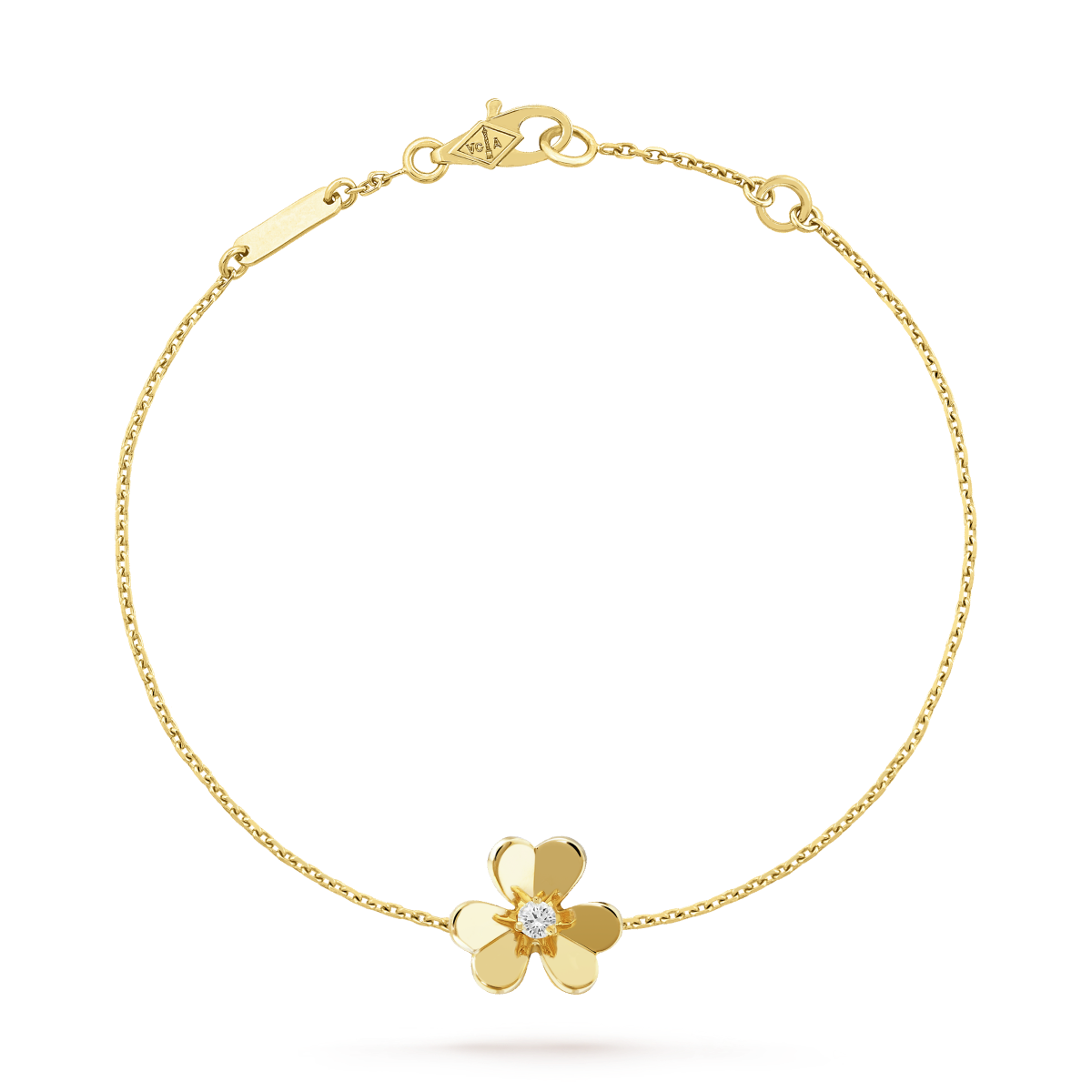 [Select]FRIVOLE GOLD FLOWER PINK MALACHITE BRACELET