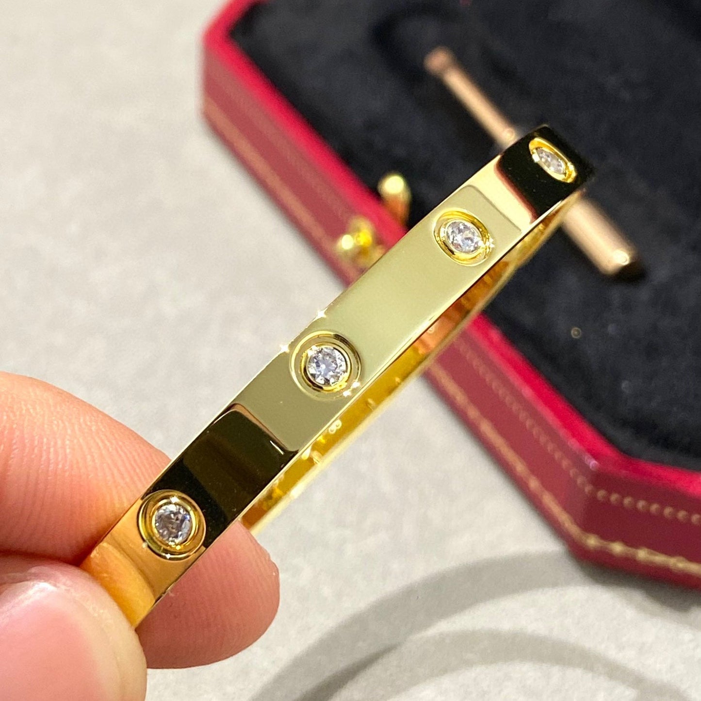 [Select]LOVE BRACELET 6.1MM 10 DIAMONDS
