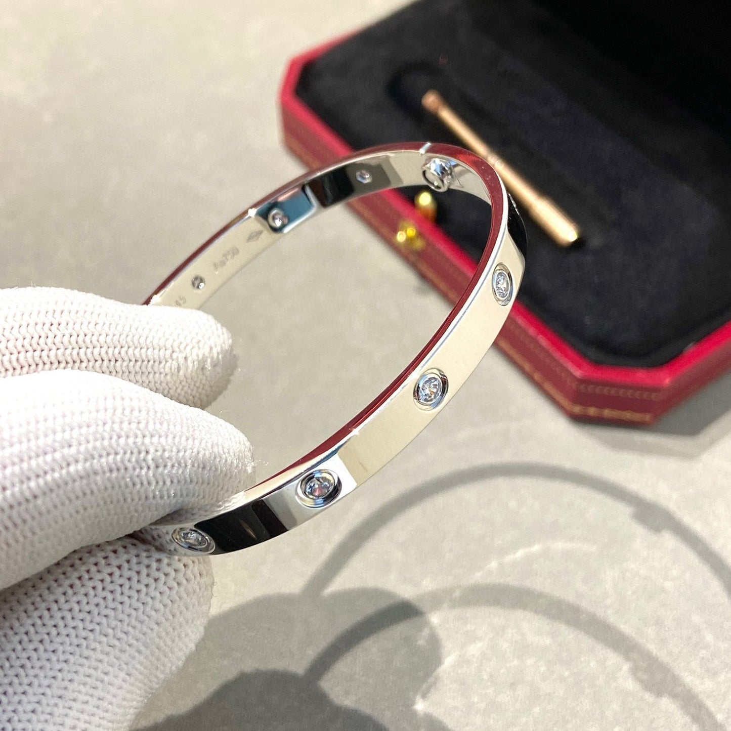 [Select]LOVE BRACELET 6.1MM 10 DIAMONDS