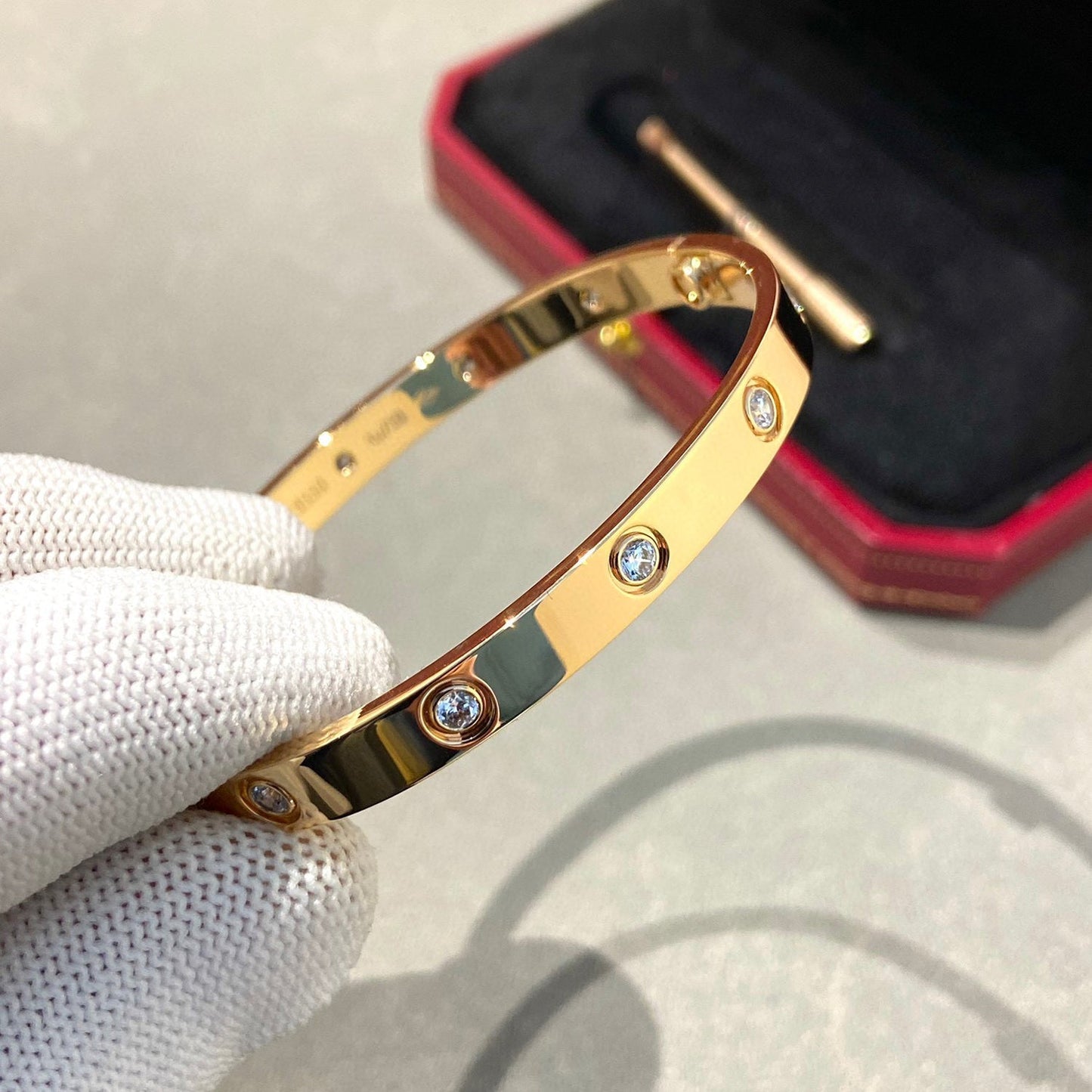 [Select]LOVE BRACELET 6.1MM 10 DIAMONDS