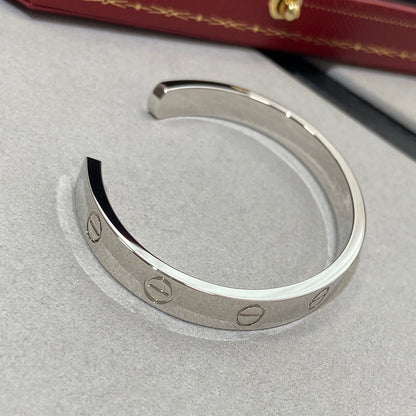 [Select]LOVE BRACELET 6.1MM 1 DIAMOND OPEN CUFF