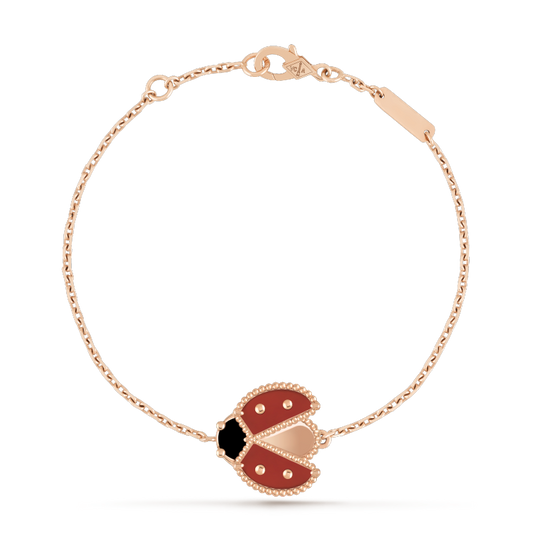 [Select]LUCKY SPRING 1 MOTIF PINK GOLD BRACELET
