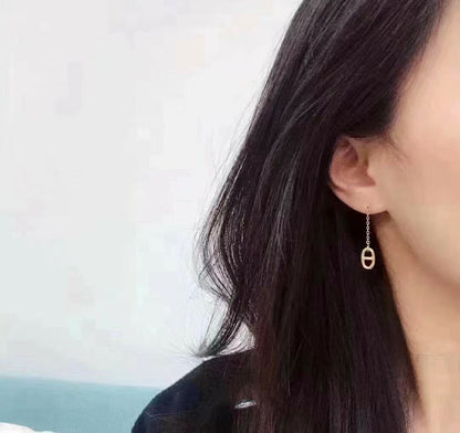 [Select]CHAINE TASSEL EARRINGS