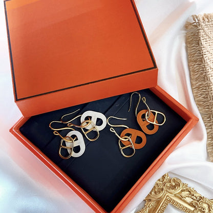 [Select]HM O'MAILLON GOLD EARRINGS