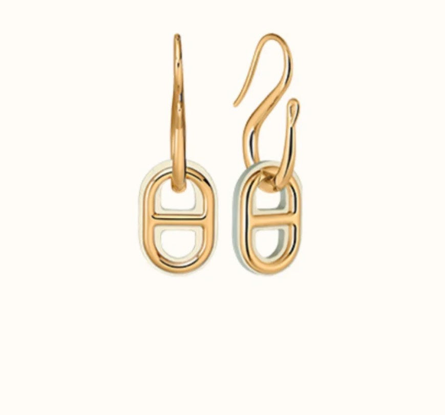 [Select]HM O'MAILLON GOLD EARRINGS