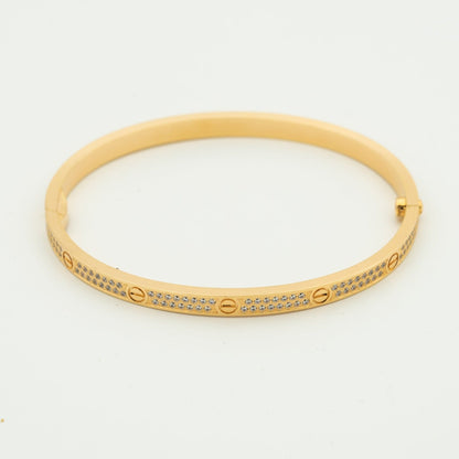 [Select]LOVE BRACELET 3.65MM DIAMOND-PAVED