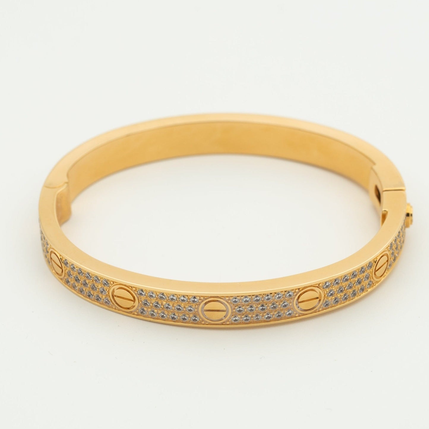 [Select]LOVE BRACELET 6.1MM DIAMOND-PAVED