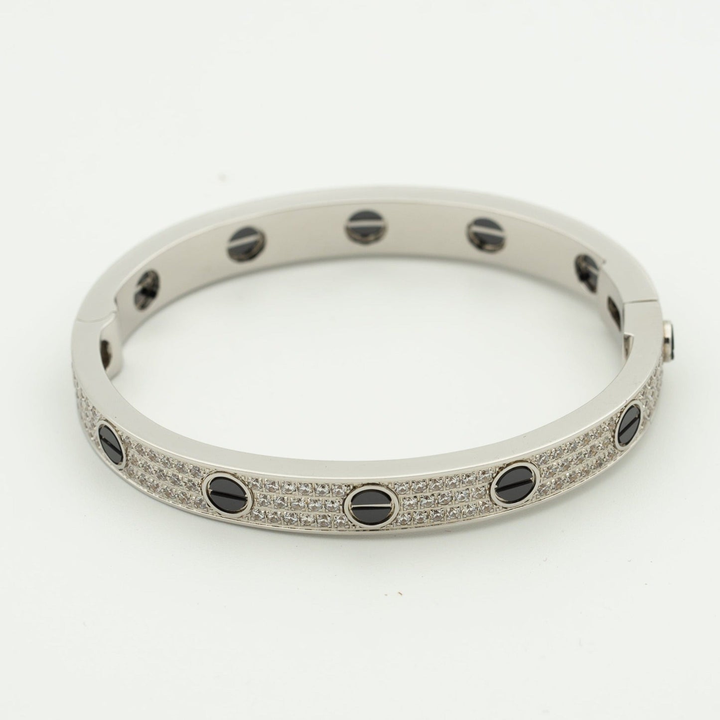 [Select]LOVE BRACELET 6.1MM DIAMOND-PAVED CERAMIC