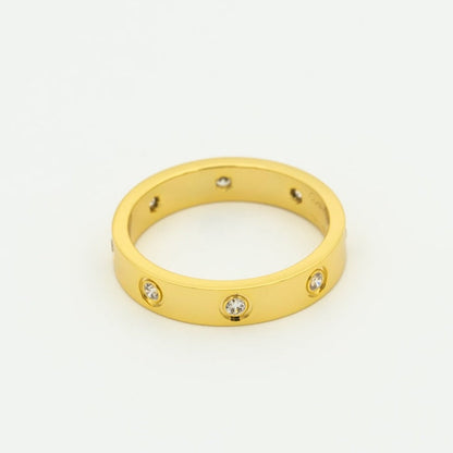 [Select]LOVE RING 3.6MM 8 DIAMONDS