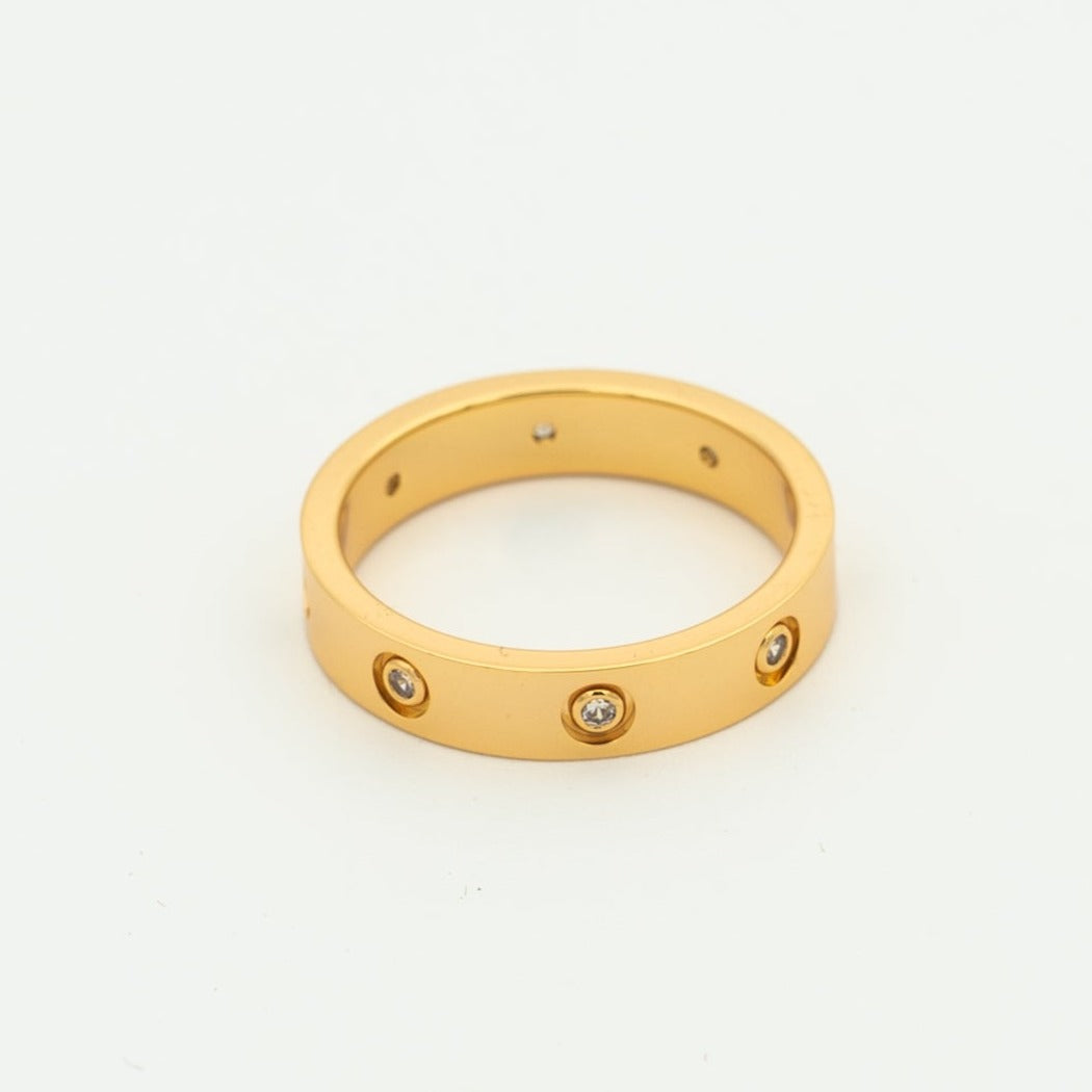 [Select]LOVE RING 3.6MM 8 DIAMONDS