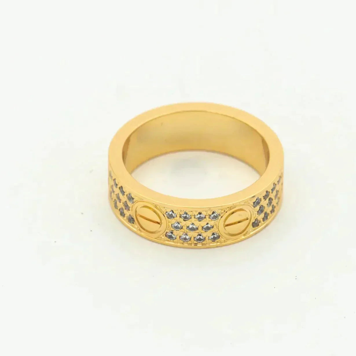 [Select]LOVE RING 5.5MM DIAMONDS PAVED