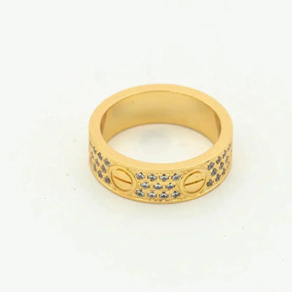 [Select]LOVE RING 5.5MM DIAMONDS PAVED