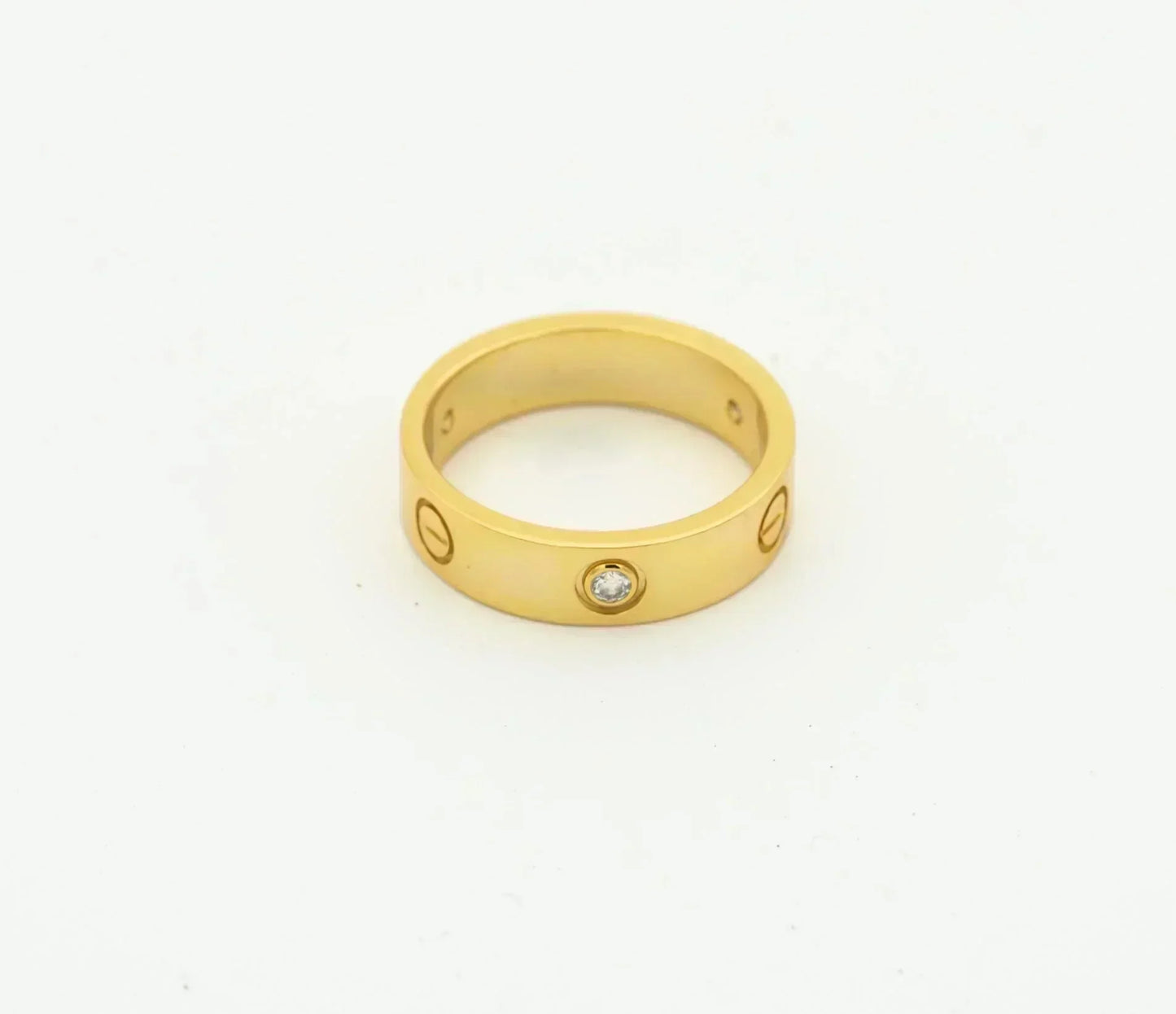 [Select]LOVE RING 4MM 1 DIAMOND GOLD
