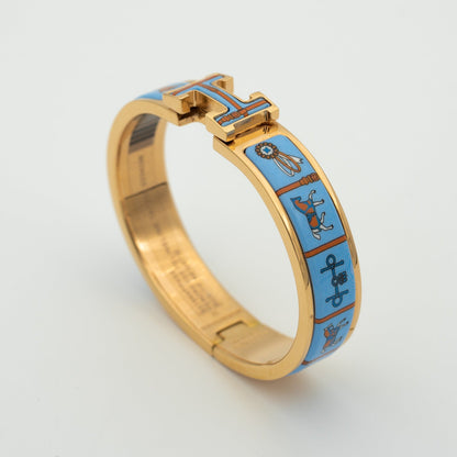 [Select]H PINK GOLD BRACELET BLUE CERAMIC