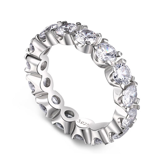 [select Jewelry]Eternity Round Cut Tennis Ring