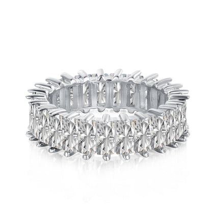 [select Jewelry]Unique Colorful Radiant Cut RIng