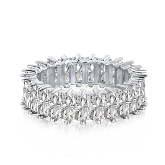 [select Jewelry]Unique Colorful Radiant Cut RIng