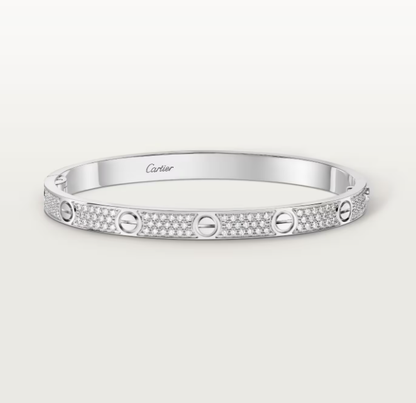 [Select]NEW-LOVE-4.8MM-Width Diamond-Studded Bracelet