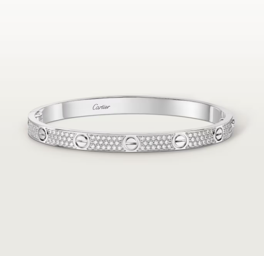 [Select]NEW-LOVE-4.8MM-Width Diamond-Studded Bracelet
