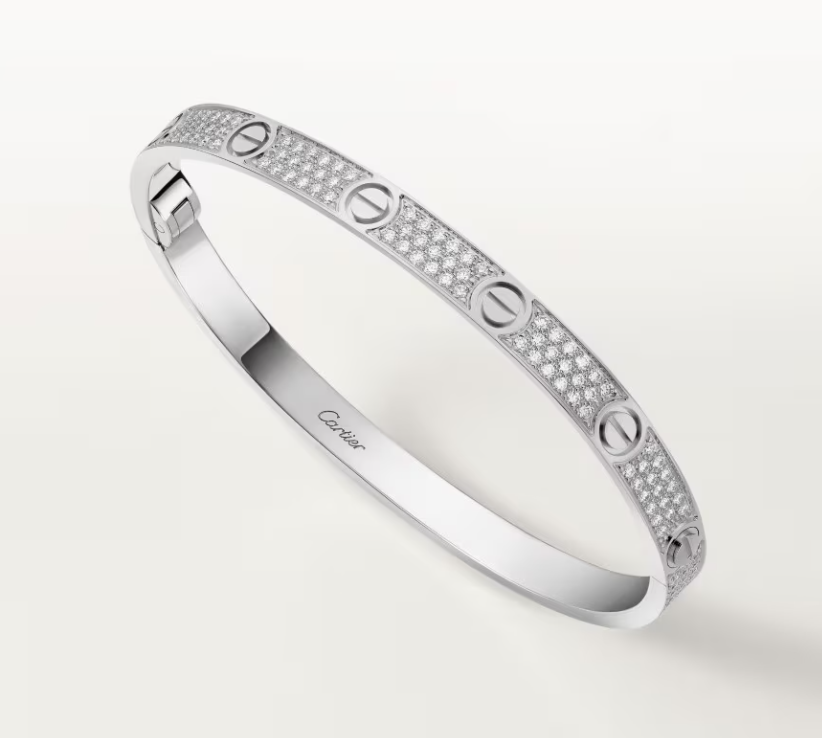 [Select]NEW-LOVE-4.8MM-Width Diamond-Studded Bracelet