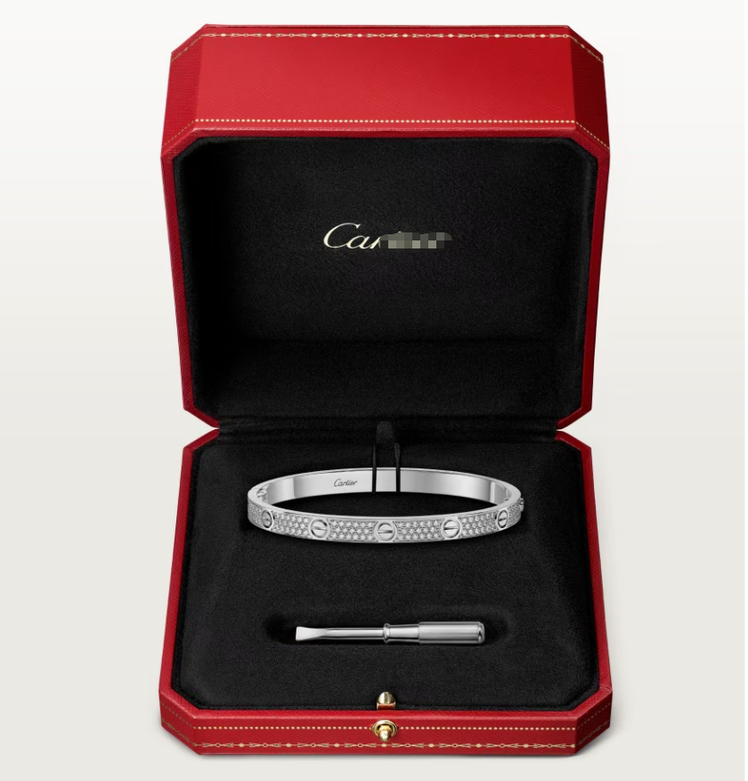 [Select]NEW-LOVE-4.8MM-Width Diamond-Studded Bracelet