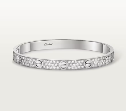 [Select]NEW-LOVE-6.1MM-Width Diamond-Studded Bracelet