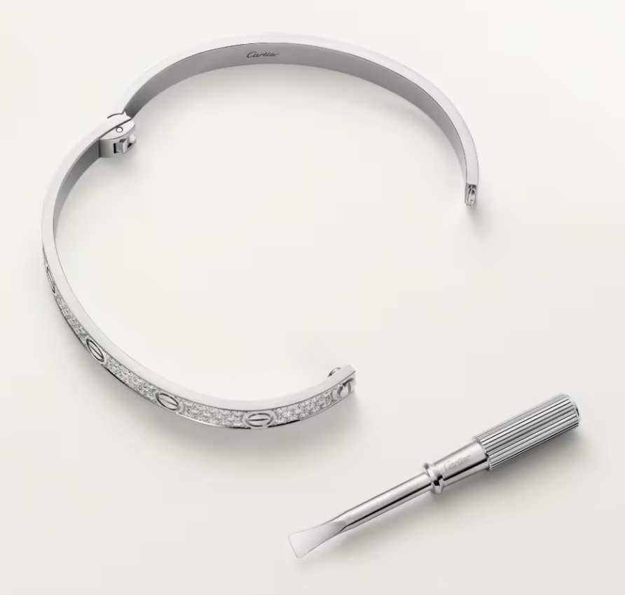 [Select]NEW-LOVE-6.1MM-Width Diamond-Studded Bracelet
