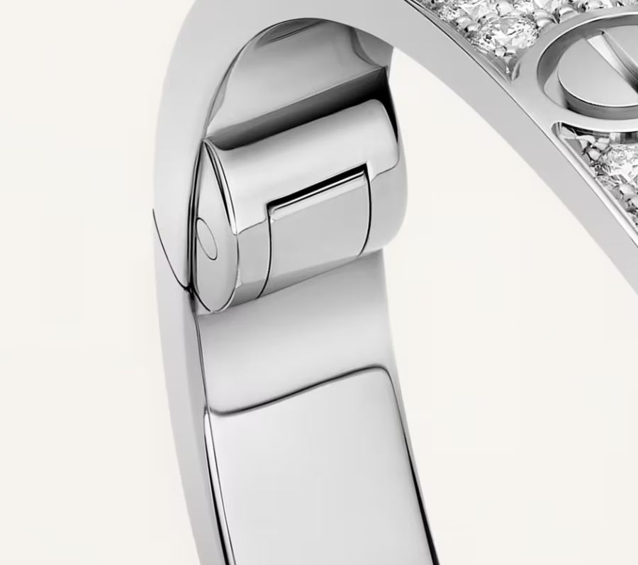 [Select]NEW-LOVE-6.1MM-Width Diamond-Studded Bracelet