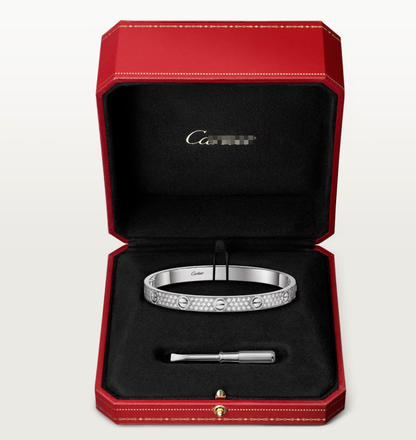 [Select]NEW-LOVE-6.1MM-Width Diamond-Studded Bracelet