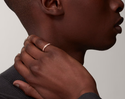 [Select]LOVE RING 2.6mm-wide full-diamond ring Select Gold