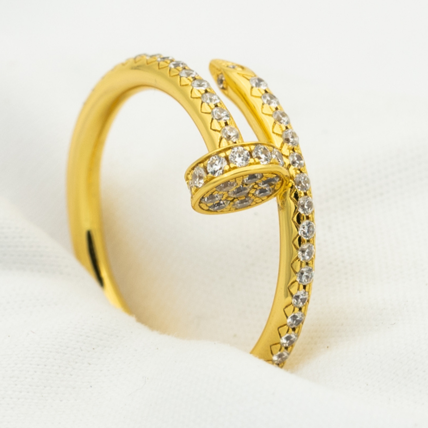 [Select]JUSTE RING 1.8MM GOLD DIAMONDS