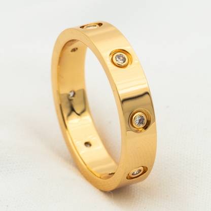 [Select]LOVE RING 3.6MM 8 DIAMONDS
