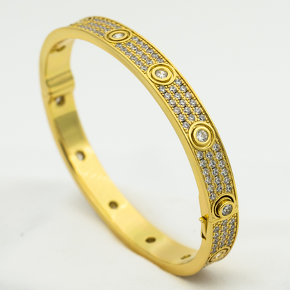 [Select]LOVE BRACELET 6.1MM DIAMOND-PAVED 10 BIG DIAMONDS