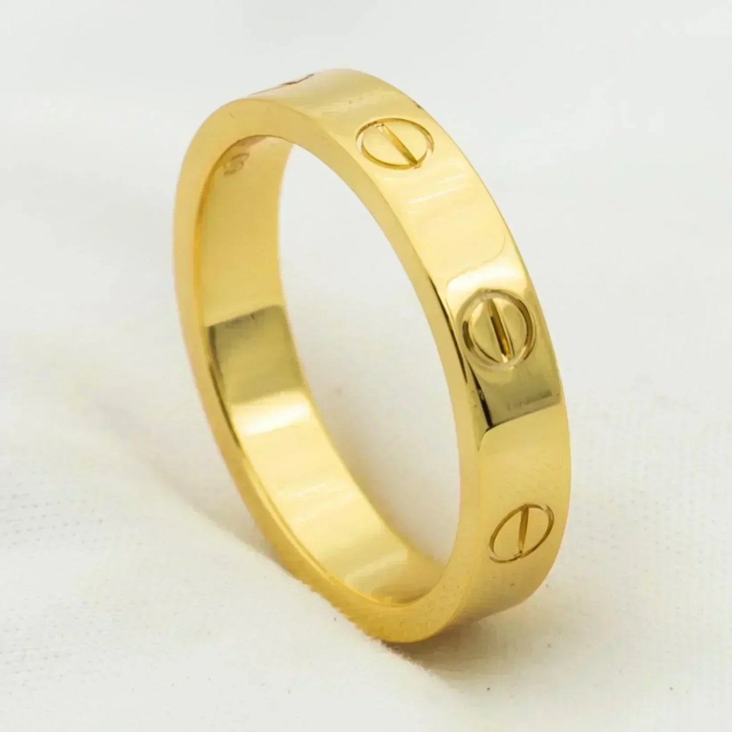 [Select]LOVE RING 4MM 1 DIAMOND GOLD