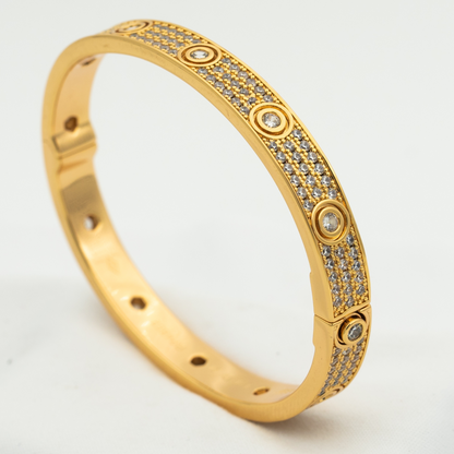 [Select]LOVE BRACELET 6.1MM DIAMOND-PAVED 10 BIG DIAMONDS