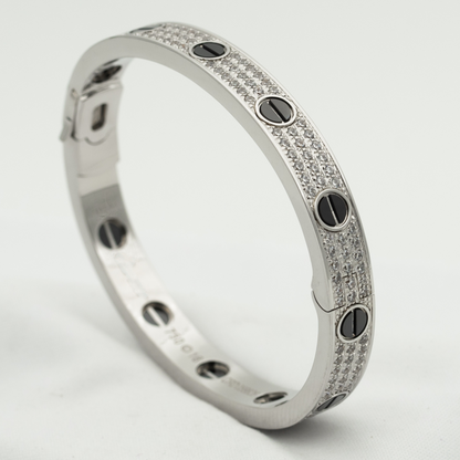 [Select]LOVE BRACELET 6.1MM DIAMOND-PAVED CERAMIC
