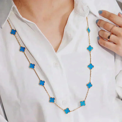 [Select]CLOVER 20 MOTIFS TURQUOISE GOLD