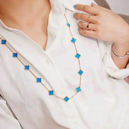 [Select]CLOVER 20 MOTIFS TURQUOISE GOLD