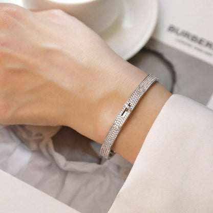 [Select]KELLY BRACELET DIAMOND PAVED