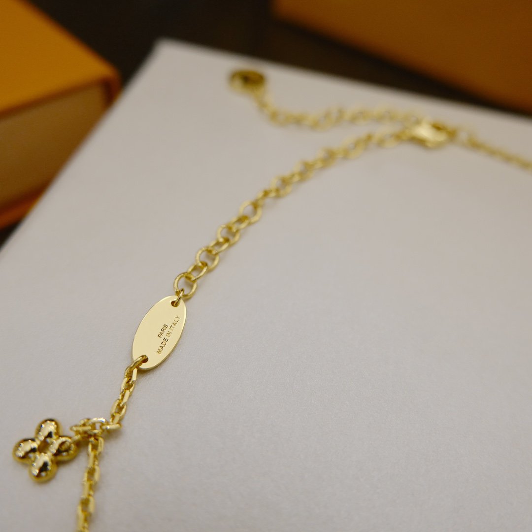 [Select]BLOOMING SUPPLE NECKLACE BRASS